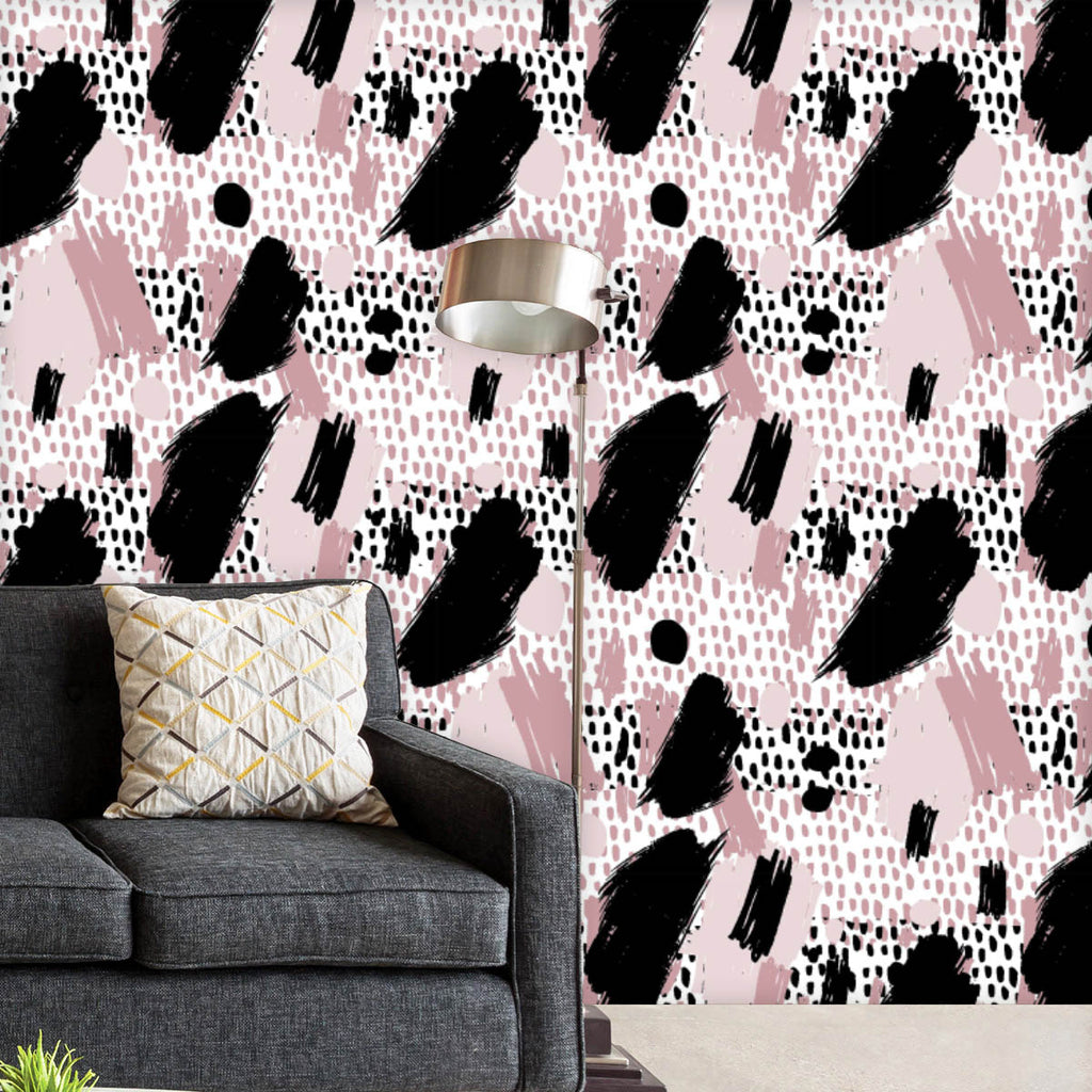 Abstract Brush Strokes Wallpaper Roll-Wallpapers Peel & Stick-WAL_PA-IC 5017121 IC 5017121, 80s, 90s, Abstract Expressionism, Abstracts, Art and Paintings, Black, Black and White, Bohemian, Circle, Digital, Digital Art, Fashion, Graphic, Hipster, Illustrations, Patterns, Semi Abstract, Signs, Signs and Symbols, White, abstract, brush, strokes, wallpaper, roll, art, backdrop, background, backgrounds, blog, blogger, boy, card, celebration, chic, club, colorful, confetti, contemporary, cover, creative, decorat