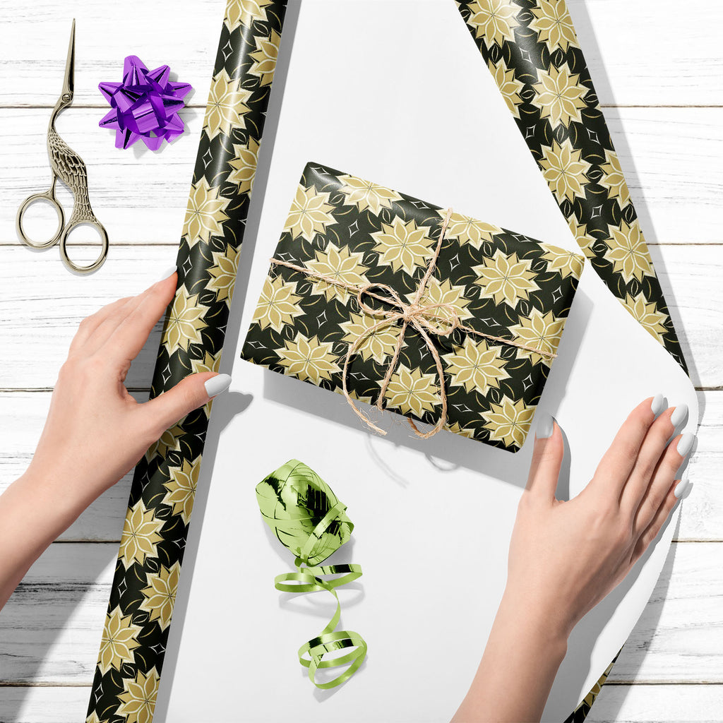 Arabic Floral Pattern D6 Art & Craft Gift Wrapping Paper-Wrapping Papers-WRP_PP-IC 5017144 IC 5017144, Abstract Expressionism, Abstracts, Allah, Arabic, Black, Black and White, Botanical, Floral, Flowers, Geometric, Geometric Abstraction, Islam, Nature, Patterns, Semi Abstract, Signs, Signs and Symbols, White, pattern, d6, art, craft, gift, wrapping, paper, artzfolio, wrapping paper, gift wrapping paper, gift wrapping, birthday wrapping paper, holiday wrapping paper, cool wrapping paper, unique wrapping pap