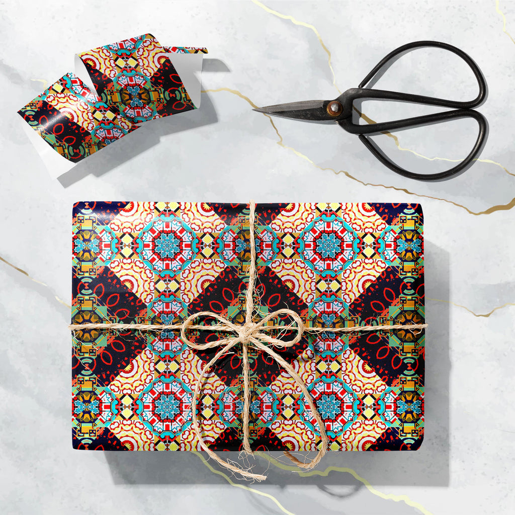 Abstract Geometric Pattern D24 Art & Craft Gift Wrapping Paper-Wrapping Papers-WRP_PP-IC 5017168 IC 5017168, Abstract Expressionism, Abstracts, Ancient, Black, Black and White, Business, Culture, Ethnic, Geometric, Geometric Abstraction, Historical, Illustrations, Mandala, Medieval, Moroccan, Patterns, Portuguese, Semi Abstract, Signs, Signs and Symbols, Spanish, Traditional, Tribal, Vintage, World Culture, abstract, pattern, d24, art, craft, gift, wrapping, paper, antique, arabesque, azulejo, background, b