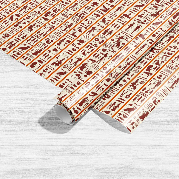 Ancient Egyptian Hieroglyphs and Symbols Art & Craft Gift Wrapping Paper-Wrapping Papers-WRP_PP-IC 5017194 IC 5017194, African, Ancient, Art and Paintings, Automobiles, Culture, Ethnic, Eygptian, Historical, Illustrations, Medieval, Patterns, Religion, Religious, Retro, Signs, Signs and Symbols, Symbols, Traditional, Transportation, Travel, Tribal, Vehicles, Vintage, World Culture, egyptian, hieroglyphs, and, art, craft, gift, wrapping, paper, sheet, plain, smooth, effect, egypt, texture, wall, africa, anti