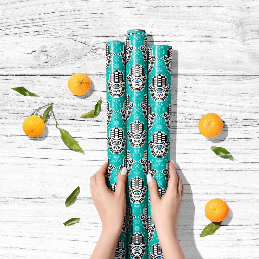 Hamsa Hand Fatima Art & Craft Gift Wrapping Paper-Wrapping Papers-WRP_PP-IC 5017208 IC 5017208, African, Allah, Arabic, Bohemian, Botanical, Christianity, Culture, Decorative, Ethnic, Eygptian, Floral, Flowers, Illustrations, Islam, Jesus, Nature, Patterns, Signs, Signs and Symbols, Spiritual, Symbols, Traditional, Tribal, Turkish, World Culture, hamsa, hand, fatima, art, craft, gift, wrapping, paper, africa, algeria, amulet, background, boho, cure, decoration, design, devil, eye, egypt, emblem, esoteric, f