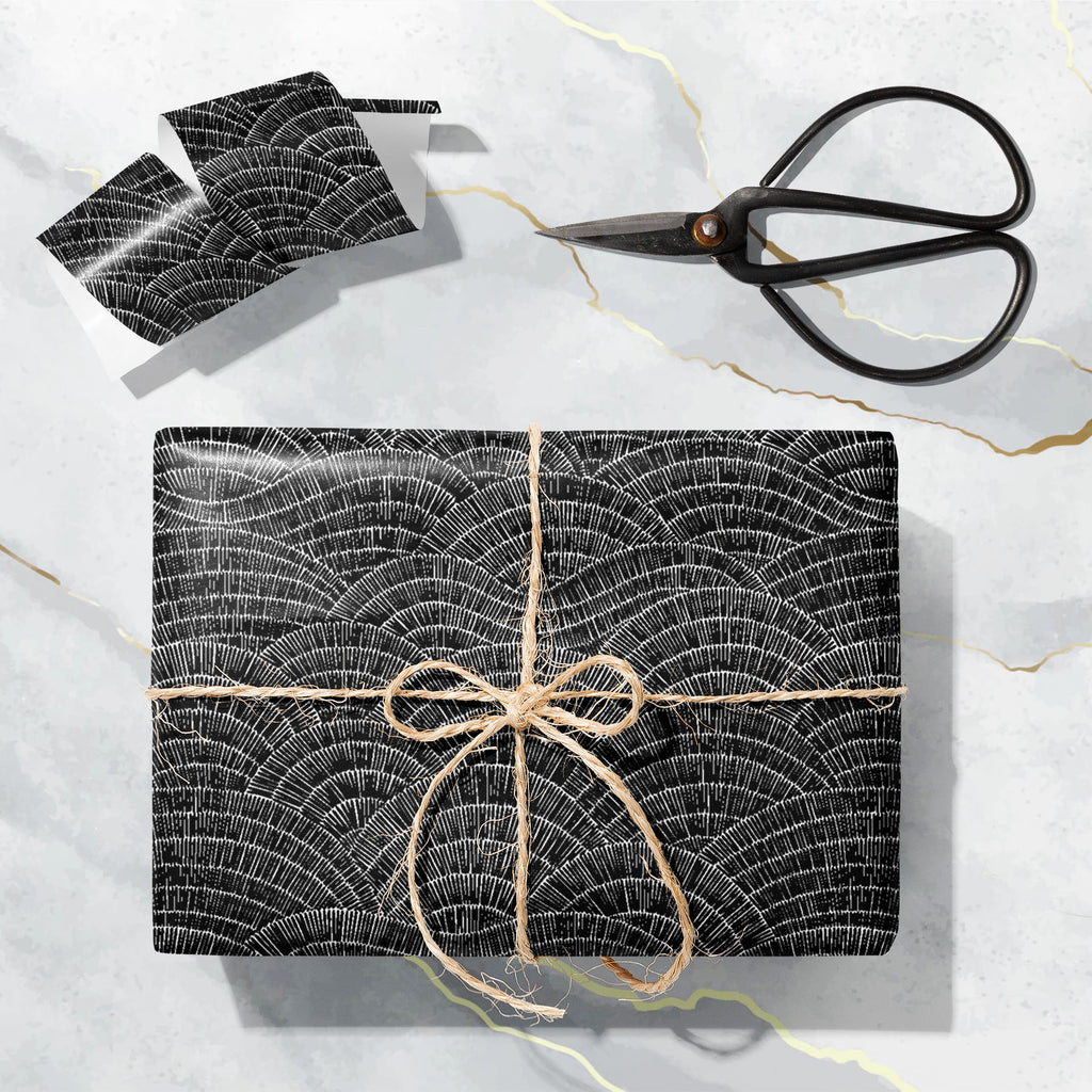 Black Wavy Patches Art & Craft Gift Wrapping Paper-Wrapping Papers-WRP_PP-IC 5017227 IC 5017227, Abstract Expressionism, Abstracts, African, American, Ancient, Art and Paintings, Aztec, Black, Black and White, Bohemian, Culture, Digital, Digital Art, Drawing, Ethnic, Fashion, Folk Art, Geometric, Geometric Abstraction, Graphic, Historical, Ikat, Illustrations, Indian, Medieval, Modern Art, Patterns, Semi Abstract, Signs, Signs and Symbols, Traditional, Tribal, Vintage, White, World Culture, wavy, patches, a