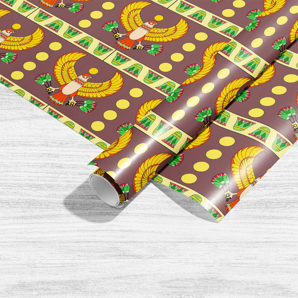 Ancient Egypt Falcon Pattern D1 Art & Craft Gift Wrapping Paper-Wrapping Papers-WRP_PP-IC 5017233 IC 5017233, Ancient, Art and Paintings, Birds, Culture, Decorative, Digital, Digital Art, Drawing, Ethnic, Eygptian, Graphic, Historical, Illustrations, Medieval, Patterns, Religion, Religious, Signs, Signs and Symbols, Sketches, Symbols, Traditional, Tribal, Vintage, World Culture, egypt, falcon, pattern, d1, art, craft, gift, wrapping, paper, sheet, plain, smooth, effect, aged, ankh, antique, backdrop, backgr