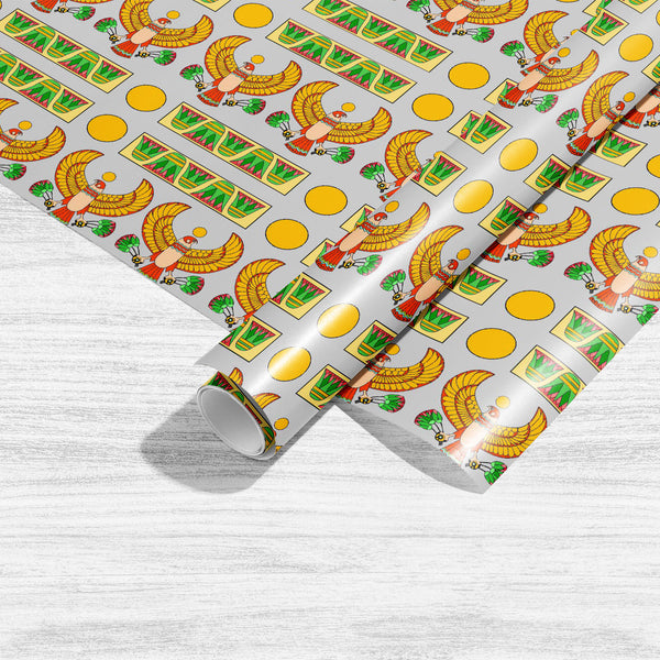 Ancient Egypt Falcon Pattern D2 Art & Craft Gift Wrapping Paper-Wrapping Papers-WRP_PP-IC 5017234 IC 5017234, Ancient, Art and Paintings, Birds, Culture, Decorative, Digital, Digital Art, Drawing, Ethnic, Eygptian, Graphic, Historical, Illustrations, Medieval, Patterns, Religion, Religious, Signs, Signs and Symbols, Sketches, Symbols, Traditional, Tribal, Vintage, World Culture, egypt, falcon, pattern, d2, art, craft, gift, wrapping, paper, sheet, plain, smooth, effect, aged, ankh, antique, backdrop, backgr