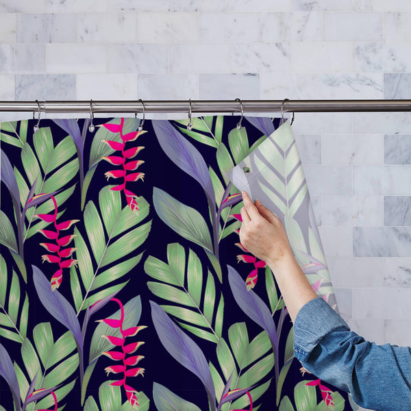 Tropical Heliconia Flowers Washable Waterproof Shower Curtain-Shower Curtains-CUR_SH_EL-IC 5017267 IC 5017267, Abstract Expressionism, Abstracts, Art and Paintings, Botanical, Fashion, Floral, Flowers, Hawaiian, Holidays, Illustrations, Nature, Patterns, Scenic, Semi Abstract, Signs, Signs and Symbols, Tropical, heliconia, washable, waterproof, polyester, shower, curtain, eyelets, aloha, claw, flower, lobster, abstract, shirt, art, background, botanic, botany, design, element, fabric, false, flora, garden, 