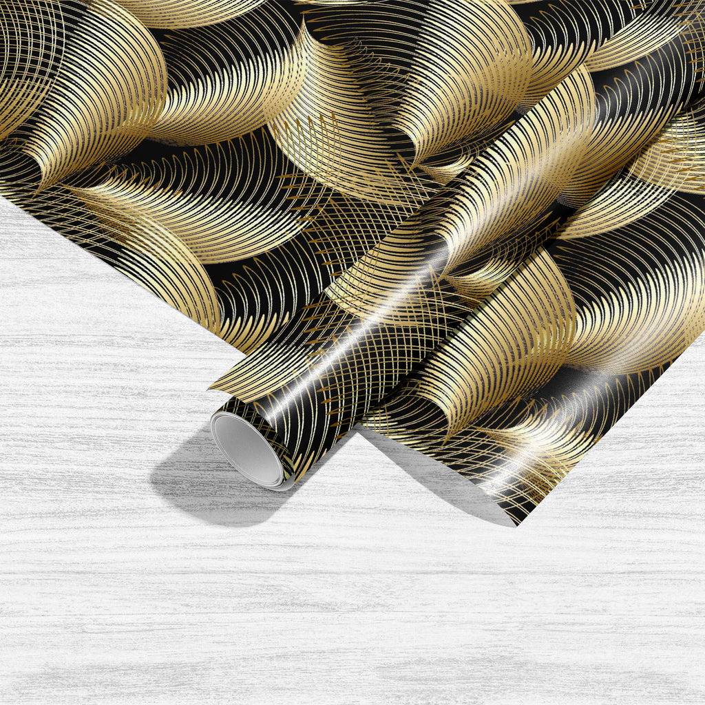 3D Abstract Geometric Swirls Art & Craft Gift Wrapping Paper-Wrapping Papers-WRP_PP-IC 5017274 IC 5017274, 3D, Abstract Expressionism, Abstracts, Art and Paintings, Black, Black and White, Decorative, Digital, Digital Art, Geometric, Geometric Abstraction, Graphic, Grid Art, Illustrations, Modern Art, Patterns, Semi Abstract, Signs, Signs and Symbols, Stripes, Vintage, Metallic, abstract, swirls, art, craft, gift, wrapping, paper, background, modern, pattern, flowing, gold, metal, seamless, wall, wallpaper,