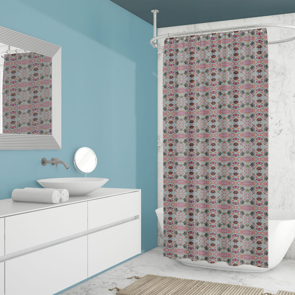 African Aztec Geometric Art Washable Waterproof Shower Curtain-Shower Curtains-CUR_SH_EL-IC 5017279 IC 5017279, African, American, Ancient, Aztec, Black and White, Chevron, Cross, Culture, Ethnic, Folk Art, Geometric, Geometric Abstraction, Historical, Ikat, Indian, Medieval, Mexican, Patterns, Signs, Signs and Symbols, Traditional, Tribal, Vintage, Wedding, White, World Culture, art, washable, waterproof, shower, curtain, pattern, background, batik, blue, boho, design, diagonal, fall, folk, geo, green, hip