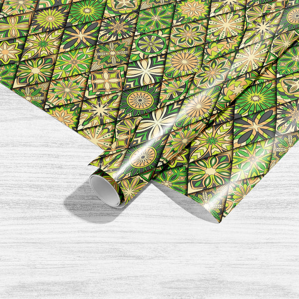 Green Ornate Mandalas Art & Craft Gift Wrapping Paper-Wrapping Papers-WRP_PP-IC 5017290 IC 5017290, Abstract Expressionism, Abstracts, African, Ancient, Art and Paintings, Bohemian, Botanical, Culture, Decorative, Ethnic, Floral, Flowers, Geometric, Geometric Abstraction, Historical, Illustrations, Indian, Mandala, Medieval, Mexican, Moroccan, Nature, Paisley, Patterns, Pets, Retro, Semi Abstract, Signs, Signs and Symbols, Traditional, Tribal, Vintage, World Culture, green, ornate, mandalas, art, craft, gif