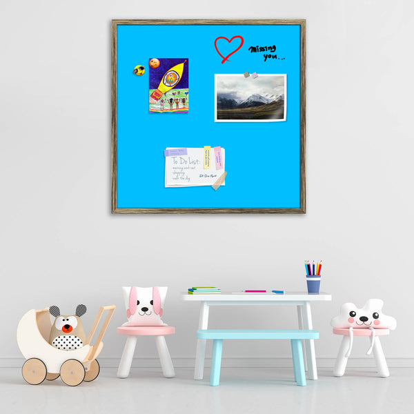 Blues & Cyans Family Deep Sky Blue Colour Framed Magnetic Dry Erase Board | Combo with Magnet Buttons & Markers-Magnetic Boards Framed-MGB_FR-IC 5017304 IC 5017304, Family, Solid, blues, cyans, deep, sky, blue, colour, framed, magnetic, dry, erase, white, board, includes, magnet, buttons, markers, antique, golden, frame, artzfolio, white board, whiteboard, dry erase board, magnetic board, magnetic whiteboard, small whiteboard, whiteboard for kids, whiteboard for teaching, white board 2x3, whiteboard with st