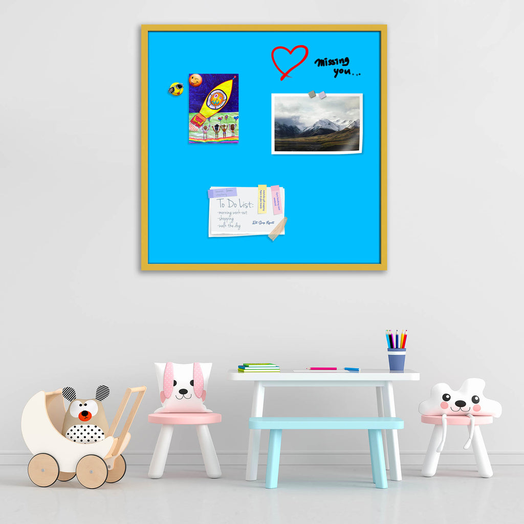 Blues & Cyans Family Deep Sky Blue Colour Framed Magnetic Dry Erase Board | Combo with Magnet Buttons & Markers-Magnetic Boards Framed-MGB_FR-IC 5017304 IC 5017304, Family, Solid, blues, cyans, deep, sky, blue, colour, framed, magnetic, dry, erase, board, combo, with, magnet, buttons, markers, artzfolio, white board, whiteboard, dry erase board, magnetic board, magnetic whiteboard, small whiteboard, whiteboard for kids, whiteboard for teaching, white board 2x3, whiteboard with stand, large whiteboard, white