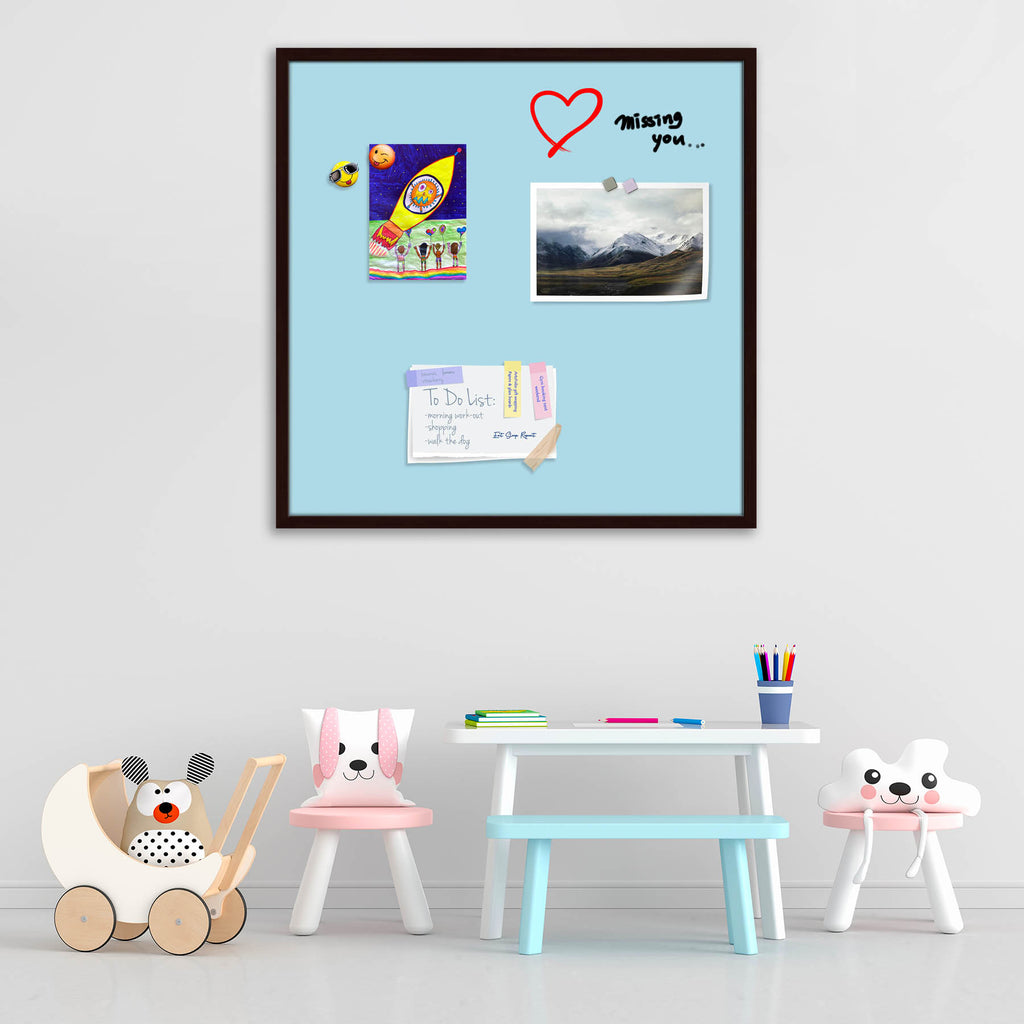 Blues & Cyans Family Light Blue Colour Framed Magnetic Dry Erase Board | Combo with Magnet Buttons & Markers-Magnetic Boards Framed-MGB_FR-IC 5017306 IC 5017306, Family, Solid, blues, cyans, light, blue, colour, framed, magnetic, dry, erase, board, combo, with, magnet, buttons, markers, artzfolio, white board, whiteboard, dry erase board, magnetic board, magnetic whiteboard, small whiteboard, whiteboard for kids, whiteboard for teaching, white board 2x3, whiteboard with stand, large whiteboard, white board 