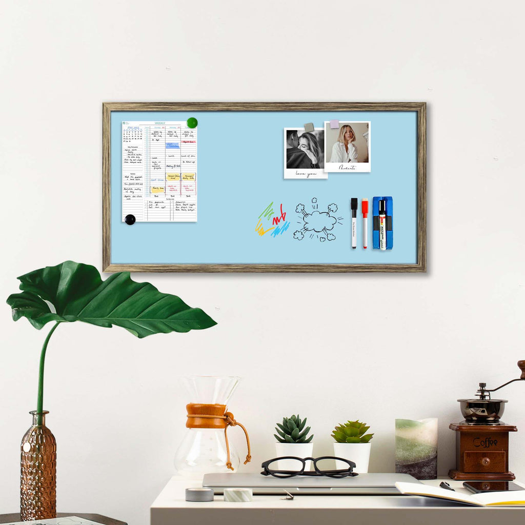 Blues & Cyans Family Light Blue Colour Framed Magnetic Dry Erase Board | Combo with Magnet Buttons & Markers-Magnetic Boards Framed-MGB_FR-IC 5017306 IC 5017306, Family, Solid, blues, cyans, light, blue, colour, framed, magnetic, dry, erase, board, combo, with, magnet, buttons, markers, artzfolio, white board, whiteboard, dry erase board, magnetic board, magnetic whiteboard, small whiteboard, whiteboard for kids, whiteboard for teaching, white board 2x3, whiteboard with stand, large whiteboard, white board 