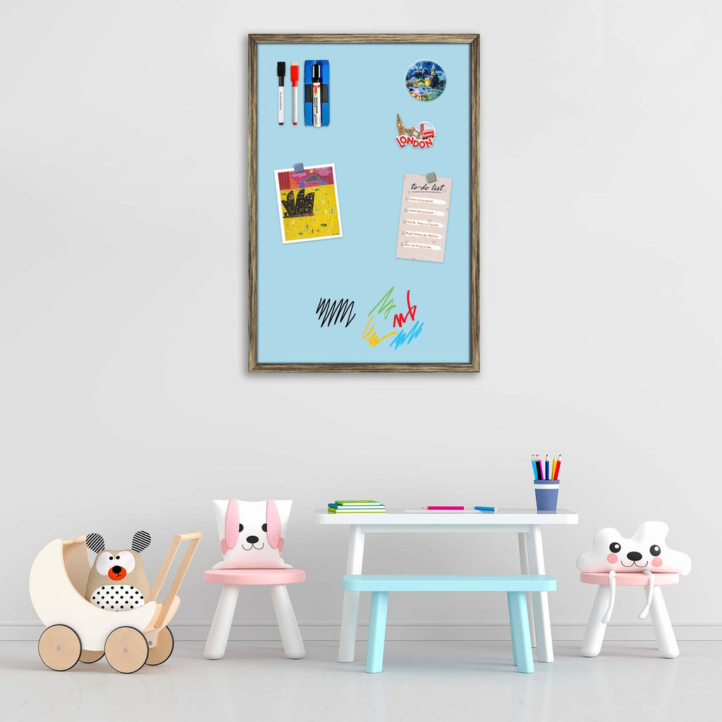 Blues & Cyans Family Light Blue Colour Framed Magnetic Dry Erase Board | Combo with Magnet Buttons & Markers-Magnetic Boards Framed-MGB_FR-IC 5017306 IC 5017306, Family, Solid, blues, cyans, light, blue, colour, framed, magnetic, dry, erase, board, combo, with, magnet, buttons, markers, artzfolio, white board, whiteboard, dry erase board, magnetic board, magnetic whiteboard, small whiteboard, whiteboard for kids, whiteboard for teaching, white board 2x3, whiteboard with stand, large whiteboard, white board 
