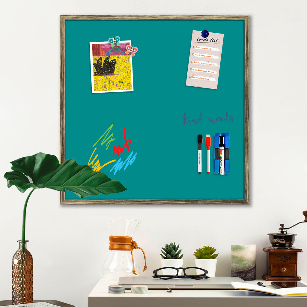 Greens Family Dark Cyan Colour Framed Magnetic Dry Erase Board | Combo with Magnet Buttons & Markers-Magnetic Boards Framed-MGB_FR-IC 5017338 IC 5017338, Family, Solid, greens, dark, cyan, colour, framed, magnetic, dry, erase, board, combo, with, magnet, buttons, markers, artzfolio, white board, whiteboard, dry erase board, magnetic board, magnetic whiteboard, small whiteboard, whiteboard for kids, whiteboard for teaching, white board 2x3, whiteboard with stand, large whiteboard, white board price, white bo