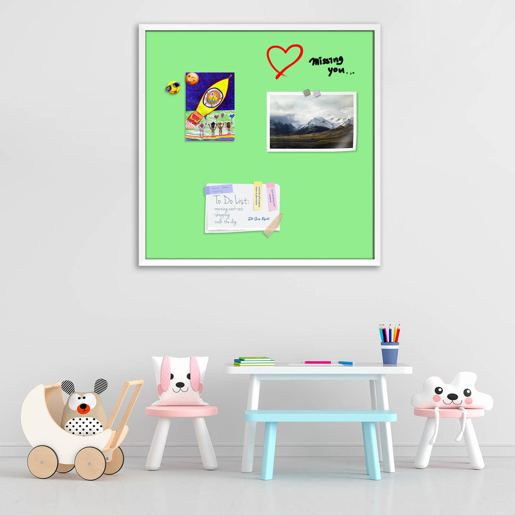 Greens Family Light Green Colour Framed Magnetic Dry Erase Board | Combo with Magnet Buttons & Markers-Magnetic Boards Framed-MGB_FR-IC 5017346 IC 5017346, Family, Solid, greens, light, green, colour, framed, magnetic, dry, erase, board, combo, with, magnet, buttons, markers, artzfolio, white board, whiteboard, dry erase board, magnetic board, magnetic whiteboard, small whiteboard, whiteboard for kids, whiteboard for teaching, white board 2x3, whiteboard with stand, large whiteboard, white board price, whit