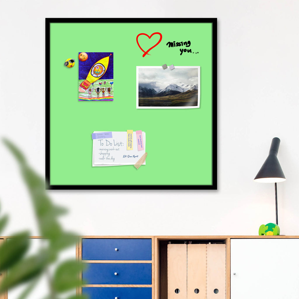 Greens Family Light Green Colour Framed Magnetic Dry Erase Board | Combo with Magnet Buttons & Markers-Magnetic Boards Framed-MGB_FR-IC 5017346 IC 5017346, Family, Solid, greens, light, green, colour, framed, magnetic, dry, erase, board, combo, with, magnet, buttons, markers, artzfolio, white board, whiteboard, dry erase board, magnetic board, magnetic whiteboard, small whiteboard, whiteboard for kids, whiteboard for teaching, white board 2x3, whiteboard with stand, large whiteboard, white board price, whit