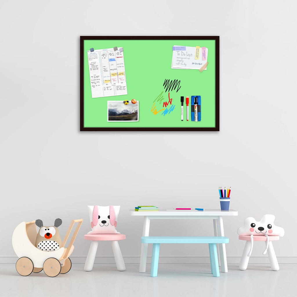 Greens Family Light Green Colour Framed Magnetic Dry Erase Board | Combo with Magnet Buttons & Markers-Magnetic Boards Framed-MGB_FR-IC 5017346 IC 5017346, Family, Solid, greens, light, green, colour, framed, magnetic, dry, erase, board, combo, with, magnet, buttons, markers, artzfolio, white board, whiteboard, dry erase board, magnetic board, magnetic whiteboard, small whiteboard, whiteboard for kids, whiteboard for teaching, white board 2x3, whiteboard with stand, large whiteboard, white board price, whit