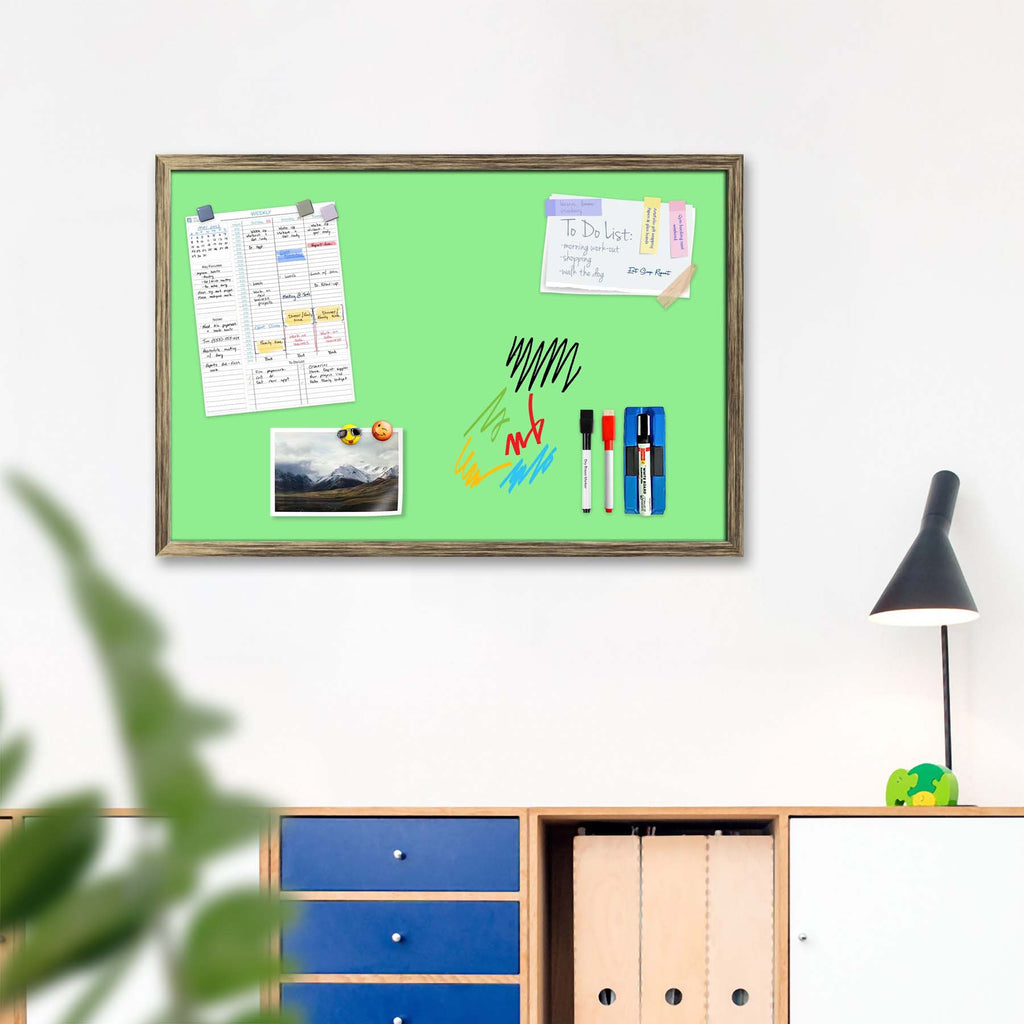 Greens Family Light Green Colour Framed Magnetic Dry Erase Board | Combo with Magnet Buttons & Markers-Magnetic Boards Framed-MGB_FR-IC 5017346 IC 5017346, Family, Solid, greens, light, green, colour, framed, magnetic, dry, erase, board, combo, with, magnet, buttons, markers, artzfolio, white board, whiteboard, dry erase board, magnetic board, magnetic whiteboard, small whiteboard, whiteboard for kids, whiteboard for teaching, white board 2x3, whiteboard with stand, large whiteboard, white board price, whit