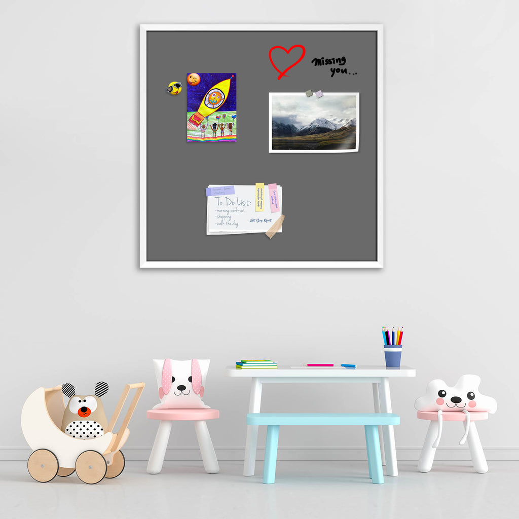 Greys Family Dim Gray Colour Framed Magnetic Dry Erase Board | Combo with Magnet Buttons & Markers-Magnetic Boards Framed-MGB_FR-IC 5017364 IC 5017364, Family, Solid, greys, dim, gray, colour, framed, magnetic, dry, erase, board, combo, with, magnet, buttons, markers, artzfolio, white board, whiteboard, dry erase board, magnetic board, magnetic whiteboard, small whiteboard, whiteboard for kids, whiteboard for teaching, white board 2x3, whiteboard with stand, large whiteboard, white board price, white board 