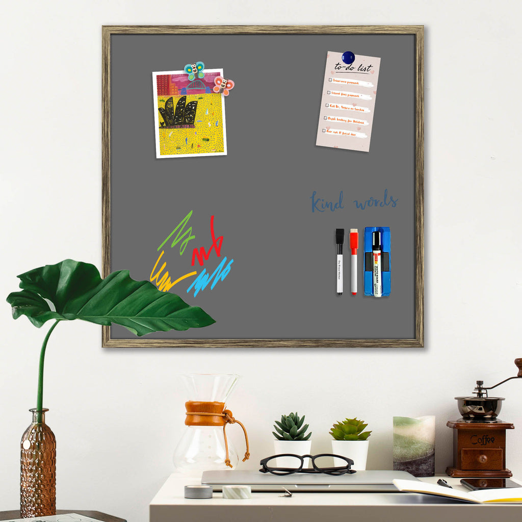 Greys Family Dim Gray Colour Framed Magnetic Dry Erase Board | Combo with Magnet Buttons & Markers-Magnetic Boards Framed-MGB_FR-IC 5017364 IC 5017364, Family, Solid, greys, dim, gray, colour, framed, magnetic, dry, erase, board, combo, with, magnet, buttons, markers, artzfolio, white board, whiteboard, dry erase board, magnetic board, magnetic whiteboard, small whiteboard, whiteboard for kids, whiteboard for teaching, white board 2x3, whiteboard with stand, large whiteboard, white board price, white board 