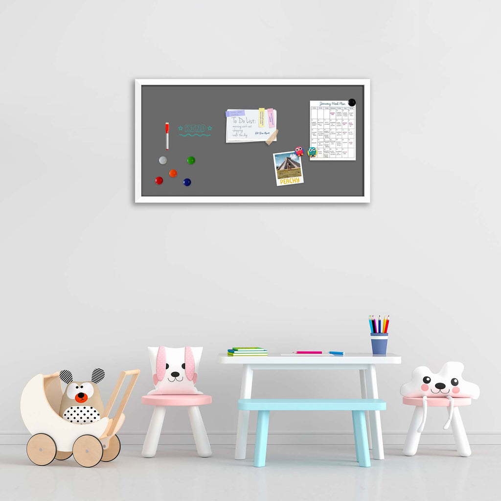 Greys Family Dim Gray Colour Framed Magnetic Dry Erase Board | Combo with Magnet Buttons & Markers-Magnetic Boards Framed-MGB_FR-IC 5017364 IC 5017364, Family, Solid, greys, dim, gray, colour, framed, magnetic, dry, erase, board, combo, with, magnet, buttons, markers, artzfolio, white board, whiteboard, dry erase board, magnetic board, magnetic whiteboard, small whiteboard, whiteboard for kids, whiteboard for teaching, white board 2x3, whiteboard with stand, large whiteboard, white board price, white board 