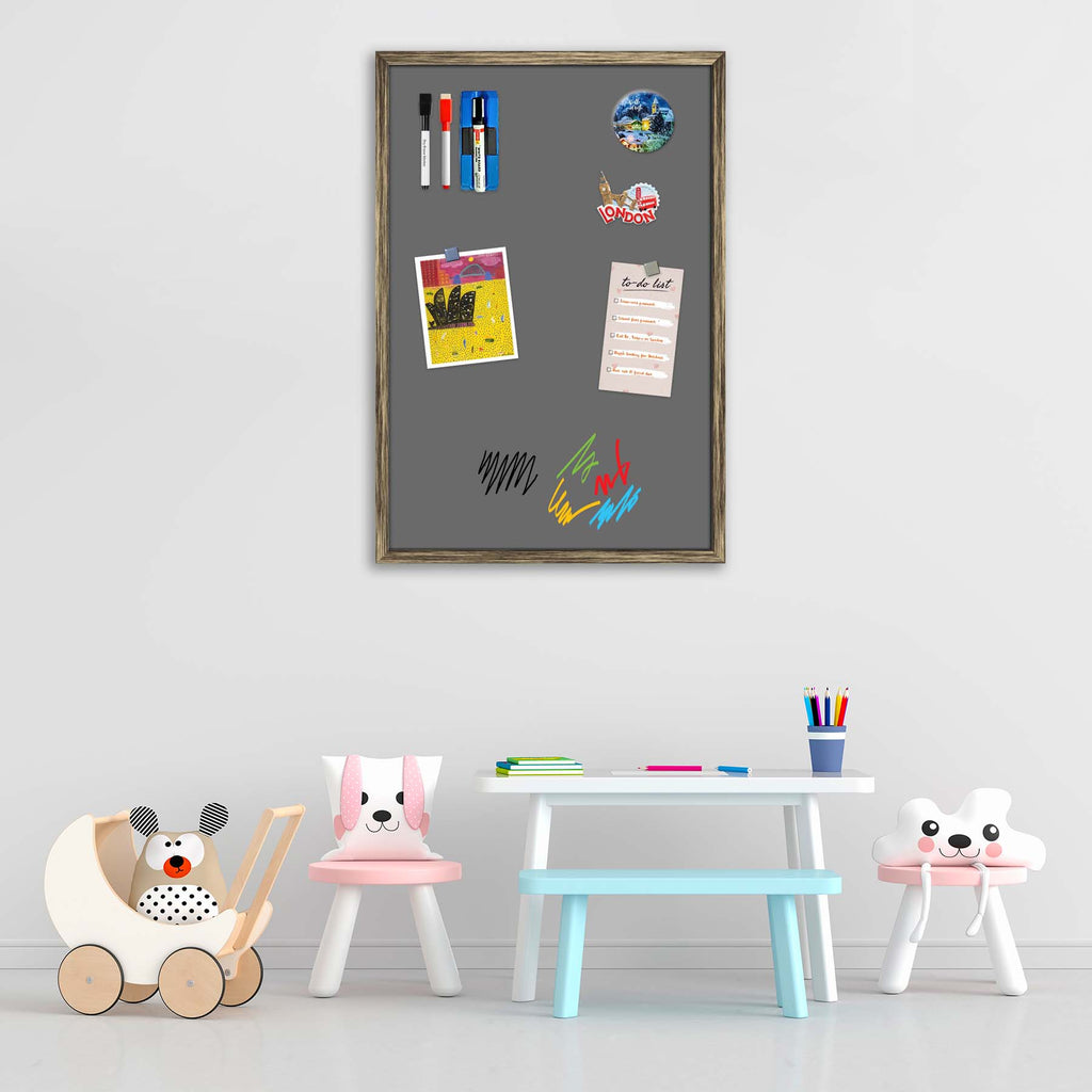 Greys Family Dim Gray Colour Framed Magnetic Dry Erase Board | Combo with Magnet Buttons & Markers-Magnetic Boards Framed-MGB_FR-IC 5017364 IC 5017364, Family, Solid, greys, dim, gray, colour, framed, magnetic, dry, erase, board, combo, with, magnet, buttons, markers, artzfolio, white board, whiteboard, dry erase board, magnetic board, magnetic whiteboard, small whiteboard, whiteboard for kids, whiteboard for teaching, white board 2x3, whiteboard with stand, large whiteboard, white board price, white board 