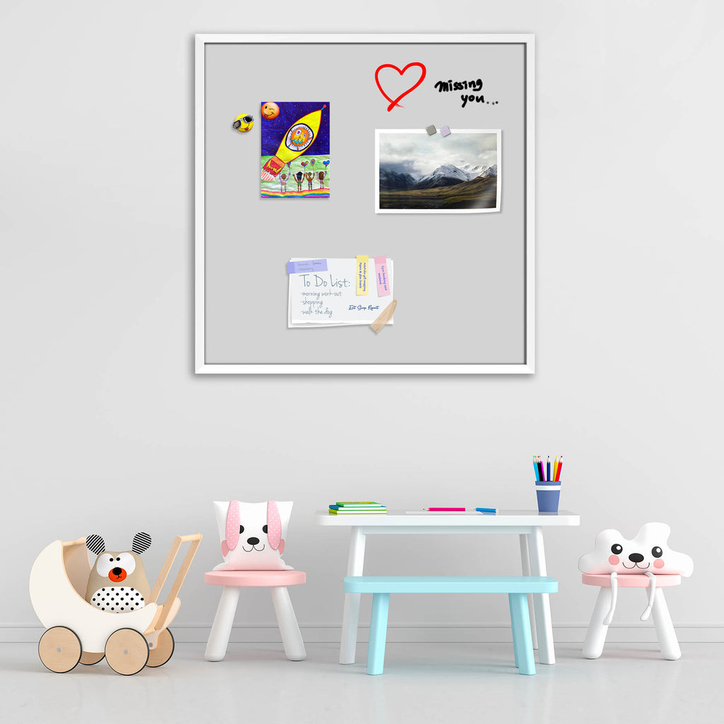 Greys Family Light Gray Colour Framed Magnetic Dry Erase Board | Combo with Magnet Buttons & Markers-Magnetic Boards Framed-MGB_FR-IC 5017367 IC 5017367, Family, Solid, greys, light, gray, colour, framed, magnetic, dry, erase, board, combo, with, magnet, buttons, markers, artzfolio, white board, whiteboard, dry erase board, magnetic board, magnetic whiteboard, small whiteboard, whiteboard for kids, whiteboard for teaching, white board 2x3, whiteboard with stand, large whiteboard, white board price, white bo