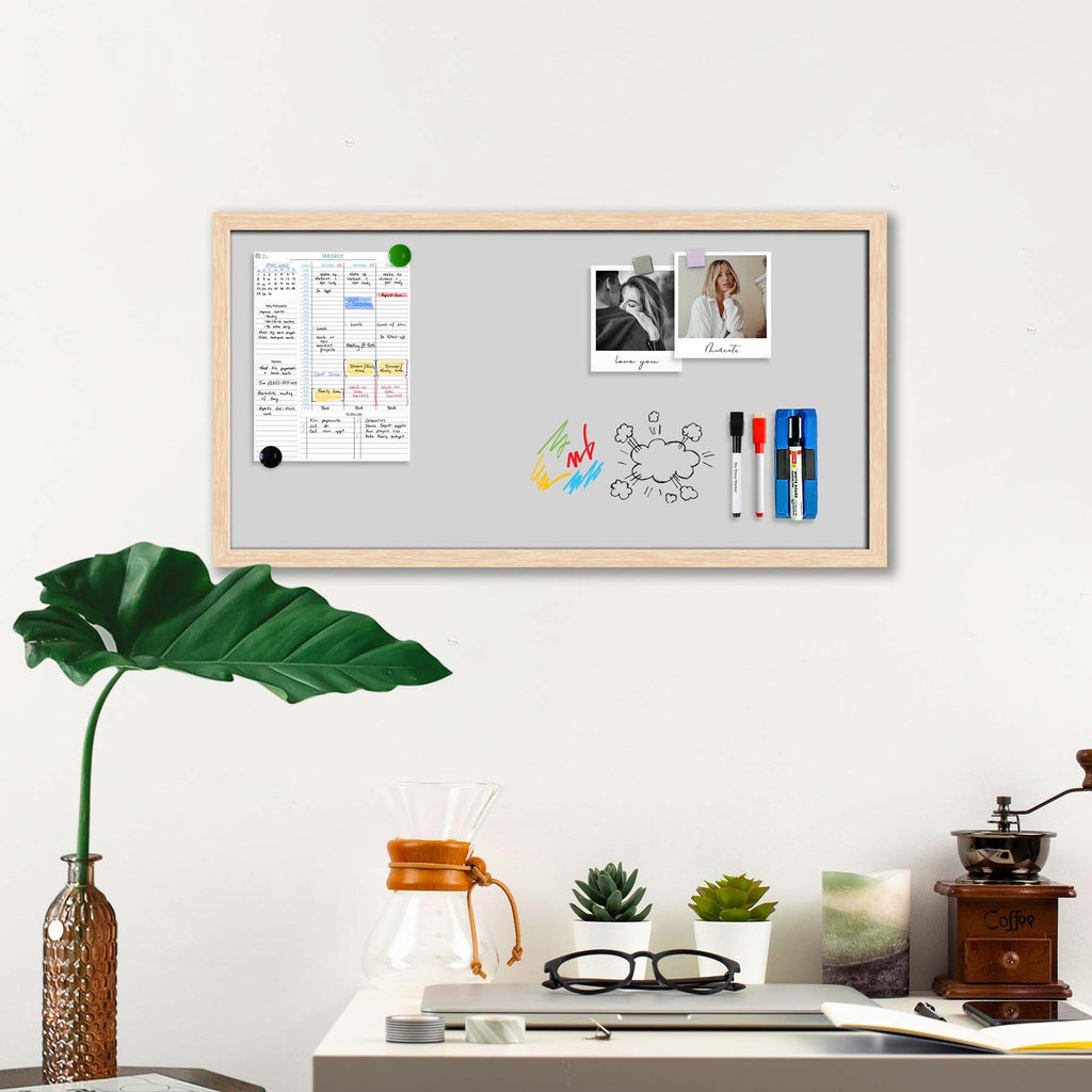 Greys Family Light Gray Colour Framed Magnetic Dry Erase Board | Combo with Magnet Buttons & Markers-Magnetic Boards Framed-MGB_FR-IC 5017367 IC 5017367, Family, Solid, greys, light, gray, colour, framed, magnetic, dry, erase, board, combo, with, magnet, buttons, markers, artzfolio, white board, whiteboard, dry erase board, magnetic board, magnetic whiteboard, small whiteboard, whiteboard for kids, whiteboard for teaching, white board 2x3, whiteboard with stand, large whiteboard, white board price, white bo