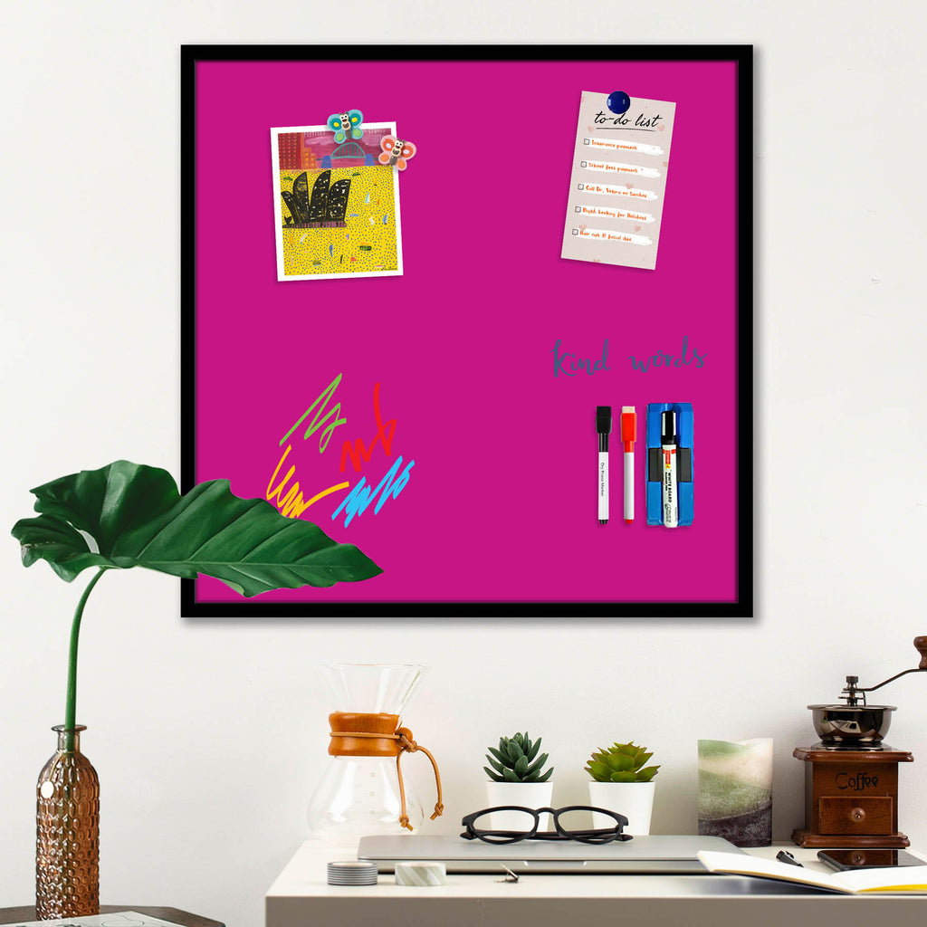Pinks Family Medium Violet Red Colour Framed Magnetic Dry Erase Board | Combo with Magnet Buttons & Markers-Magnetic Boards Framed-MGB_FR-IC 5017380 IC 5017380, Family, Solid, pinks, medium, violet, red, colour, framed, magnetic, dry, erase, board, combo, with, magnet, buttons, markers, artzfolio, white board, whiteboard, dry erase board, magnetic board, magnetic whiteboard, small whiteboard, whiteboard for kids, whiteboard for teaching, white board 2x3, whiteboard with stand, large whiteboard, white board 