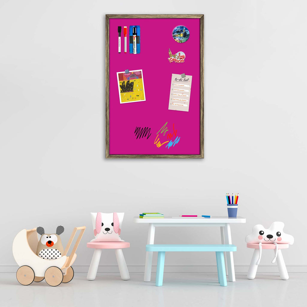 Pinks Family Medium Violet Red Colour Framed Magnetic Dry Erase Board | Combo with Magnet Buttons & Markers-Magnetic Boards Framed-MGB_FR-IC 5017380 IC 5017380, Family, Solid, pinks, medium, violet, red, colour, framed, magnetic, dry, erase, board, combo, with, magnet, buttons, markers, artzfolio, white board, whiteboard, dry erase board, magnetic board, magnetic whiteboard, small whiteboard, whiteboard for kids, whiteboard for teaching, white board 2x3, whiteboard with stand, large whiteboard, white board 