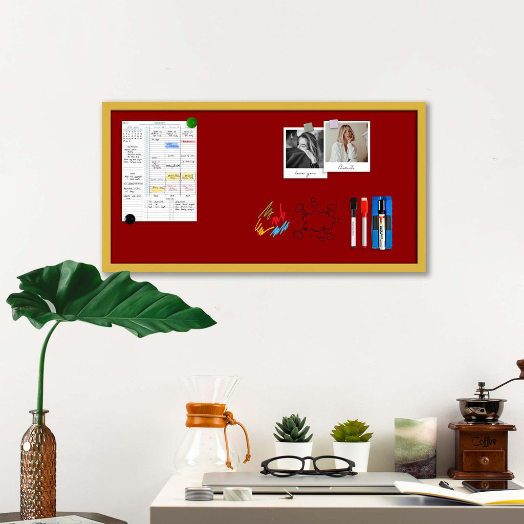 Reds Family Dark Red Colour Framed Magnetic Dry Erase Board | Combo with Magnet Buttons & Markers-Magnetic Boards Framed-MGB_FR-IC 5017403 IC 5017403, Family, Solid, reds, dark, red, colour, framed, magnetic, dry, erase, board, combo, with, magnet, buttons, markers, artzfolio, white board, whiteboard, dry erase board, magnetic board, magnetic whiteboard, small whiteboard, whiteboard for kids, whiteboard for teaching, white board 2x3, whiteboard with stand, large whiteboard, white board price, white board am