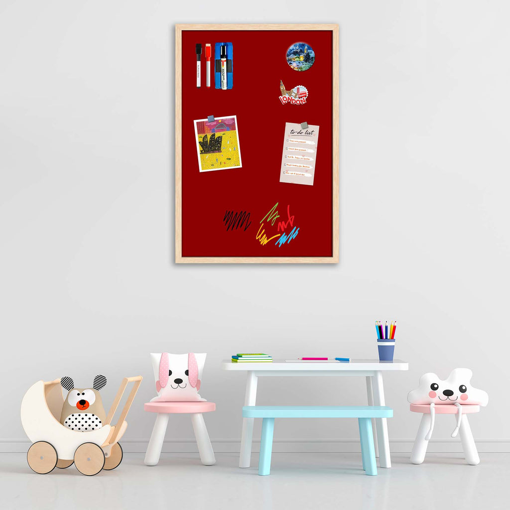 Reds Family Dark Red Colour Framed Magnetic Dry Erase Board | Combo with Magnet Buttons & Markers-Magnetic Boards Framed-MGB_FR-IC 5017403 IC 5017403, Family, Solid, reds, dark, red, colour, framed, magnetic, dry, erase, board, combo, with, magnet, buttons, markers, artzfolio, white board, whiteboard, dry erase board, magnetic board, magnetic whiteboard, small whiteboard, whiteboard for kids, whiteboard for teaching, white board 2x3, whiteboard with stand, large whiteboard, white board price, white board am