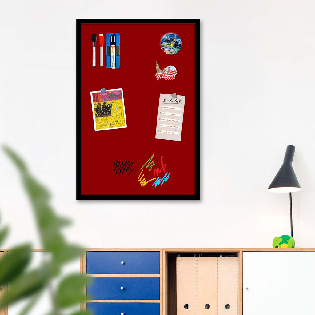 Reds Family Dark Red Colour Framed Magnetic Dry Erase Board | Combo with Magnet Buttons & Markers-Magnetic Boards Framed-MGB_FR-IC 5017403 IC 5017403, Family, Solid, reds, dark, red, colour, framed, magnetic, dry, erase, board, combo, with, magnet, buttons, markers, artzfolio, white board, whiteboard, dry erase board, magnetic board, magnetic whiteboard, small whiteboard, whiteboard for kids, whiteboard for teaching, white board 2x3, whiteboard with stand, large whiteboard, white board price, white board am