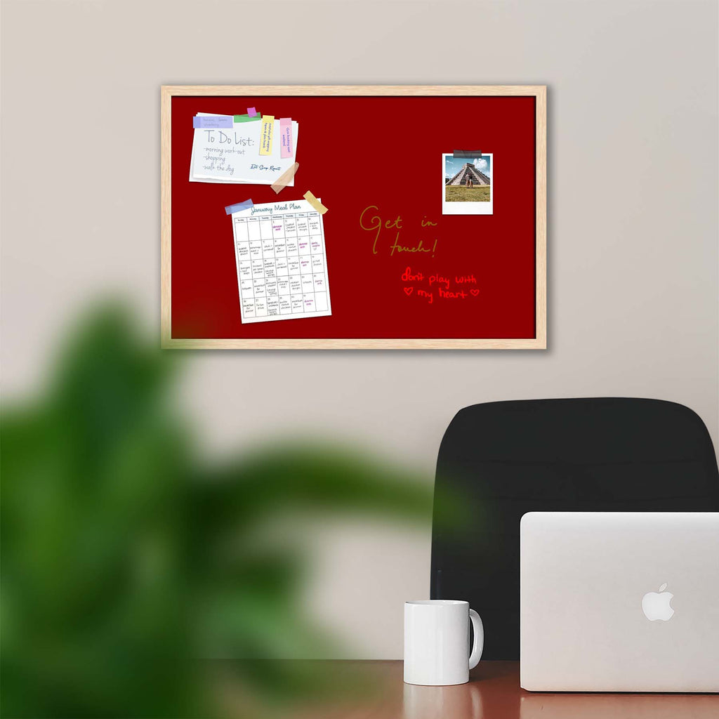 Reds Family Dark Red Colour Framed Magnetic Dry Erase Board | Combo with Magnet Buttons & Markers-Magnetic Boards Framed-MGB_FR-IC 5017403 IC 5017403, Family, Solid, reds, dark, red, colour, framed, magnetic, dry, erase, board, combo, with, magnet, buttons, markers, artzfolio, white board, whiteboard, dry erase board, magnetic board, magnetic whiteboard, small whiteboard, whiteboard for kids, whiteboard for teaching, white board 2x3, whiteboard with stand, large whiteboard, white board price, white board am