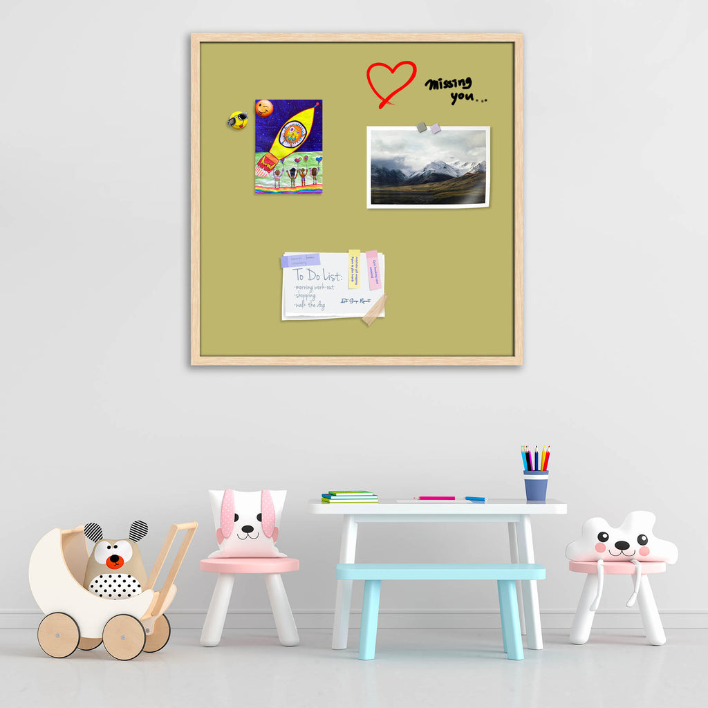 Yellows Family Dark Khaki Colour Framed Magnetic Dry Erase Board | Combo with Magnet Buttons & Markers-Magnetic Boards Framed-MGB_FR-IC 5017428 IC 5017428, Family, Solid, yellows, dark, khaki, colour, framed, magnetic, dry, erase, board, combo, with, magnet, buttons, markers, artzfolio, white board, whiteboard, dry erase board, magnetic board, magnetic whiteboard, small whiteboard, whiteboard for kids, whiteboard for teaching, white board 2x3, whiteboard with stand, large whiteboard, white board price, whit