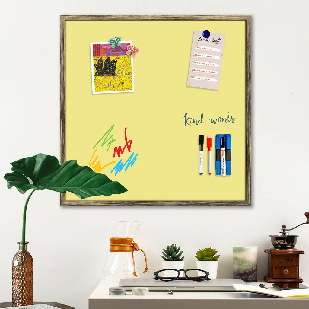 Yellows Family Khaki Colour Framed Magnetic Dry Erase Board | Combo with Magnet Buttons & Markers-Magnetic Boards Framed-MGB_FR-IC 5017430 IC 5017430, Family, Solid, yellows, khaki, colour, framed, magnetic, dry, erase, board, combo, with, magnet, buttons, markers, artzfolio, white board, whiteboard, dry erase board, magnetic board, magnetic whiteboard, small whiteboard, whiteboard for kids, whiteboard for teaching, white board 2x3, whiteboard with stand, large whiteboard, white board price, white board ama