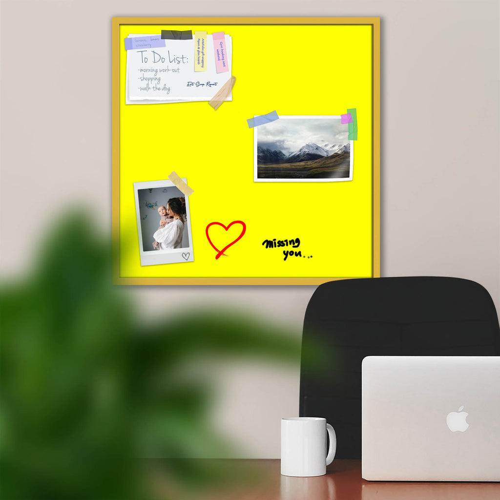 Yellows Family Yellow Colour Framed Magnetic Dry Erase Board | Combo with Magnet Buttons & Markers-Magnetic Boards Framed-MGB_FR-IC 5017438 IC 5017438, Family, Solid, yellows, yellow, colour, framed, magnetic, dry, erase, board, combo, with, magnet, buttons, markers, artzfolio, white board, whiteboard, dry erase board, magnetic board, magnetic whiteboard, small whiteboard, whiteboard for kids, whiteboard for teaching, white board 2x3, whiteboard with stand, large whiteboard, white board price, white board a