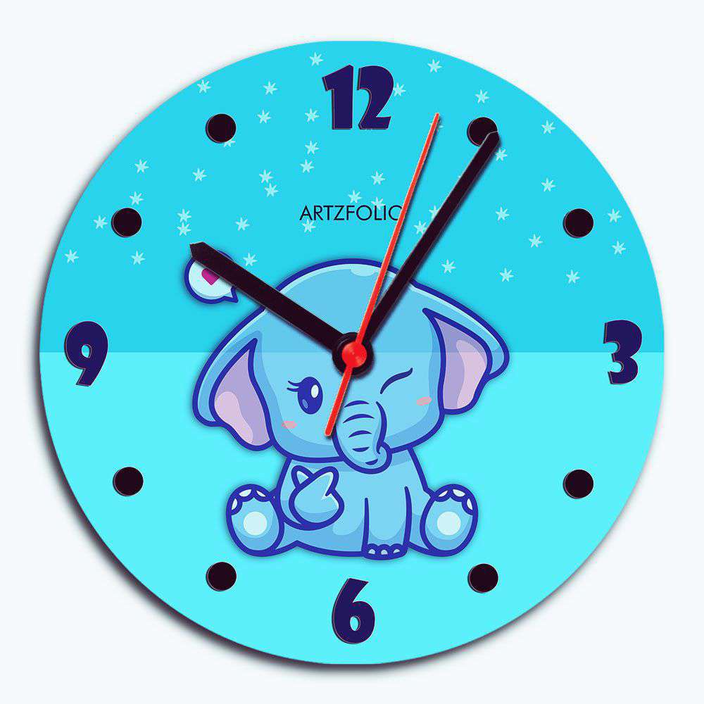 Baby Elephant D9, Baby, Children, Digital, Digital Art, Graphic, Kids, analog, analogue, bedroom, birthday, clock, couple, customised, decoration, digital, gift, home, kids, kitchen, living, number, photo, picture, print, quartz, room, size, square, wall, watch, wedding, , , , 