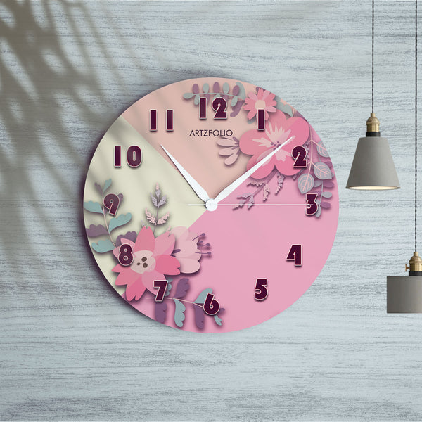 Floral D3 Quartz Wall Clock | Non-Ticking Silent Movement-Wall Clocks Round-CLK_RD-IC 5017467 IC 5017467, Botanical, Digital, Digital Art, Floral, Flowers, Graphic, Nature, d3, quartz, round, wall, clock, non-ticking, silent, movement, engineered, wood, for, home, office, bedroom, analog, analogue, birthday, couple, customised, decoration, gift, kids, kitchen, living, number, photo, picture, print, room, size, square, watch, wedding, analog, analogue, bedroom, birthday, clock, couple, customised, decoration