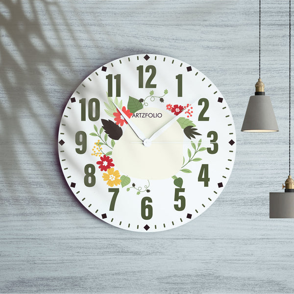 Floral D14 Quartz Wall Clock | Non-Ticking Silent Movement-Wall Clocks Round-CLK_RD-IC 5017536 IC 5017536, Botanical, Digital, Digital Art, Floral, Flowers, Graphic, Nature, d14, quartz, round, wall, clock, non-ticking, silent, movement, engineered, wood, for, home, office, bedroom, analog, analogue, birthday, couple, customised, decoration, gift, kids, kitchen, living, number, photo, picture, print, room, size, square, watch, wedding, analog, analogue, bedroom, birthday, clock, couple, customised, decorati