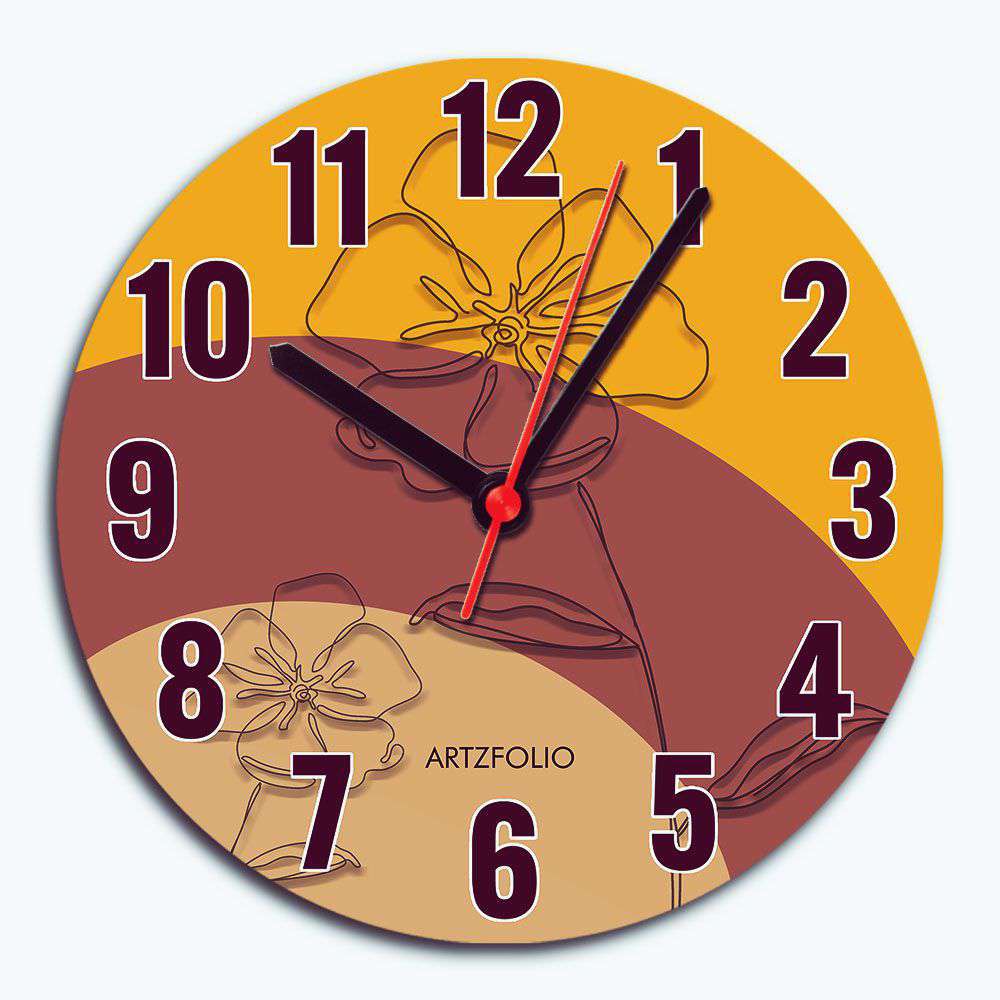 Floral Outline Quartz Wall Clock | Non-Ticking Silent Movement-Wall Clocks Round-CLK_RD-IC 5017569 IC 5017569, Botanical, Digital, Digital Art, Floral, Flowers, Graphic, Nature, outline, quartz, wall, clock, non-ticking, silent, movement, analog, analogue, bedroom, birthday, couple, customised, decoration, gift, home, kids, kitchen, living, number, photo, picture, print, room, size, square, watch, wedding, analog, analogue, bedroom, birthday, clock, couple, customised, decoration, digital, gift, home, kids,