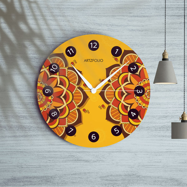 Traditional Mandala D2 Quartz Wall Clock | Non-Ticking Silent Movement-Wall Clocks Round-CLK_RD-IC 5017574 IC 5017574, Culture, Digital, Digital Art, Ethnic, Graphic, Mandala, Traditional, Tribal, World Culture, d2, quartz, round, wall, clock, non-ticking, silent, movement, engineered, wood, for, home, office, bedroom, analog, analogue, birthday, couple, customised, decoration, gift, kids, kitchen, living, number, photo, picture, print, room, size, square, watch, wedding, analog, analogue, bedroom, birthday