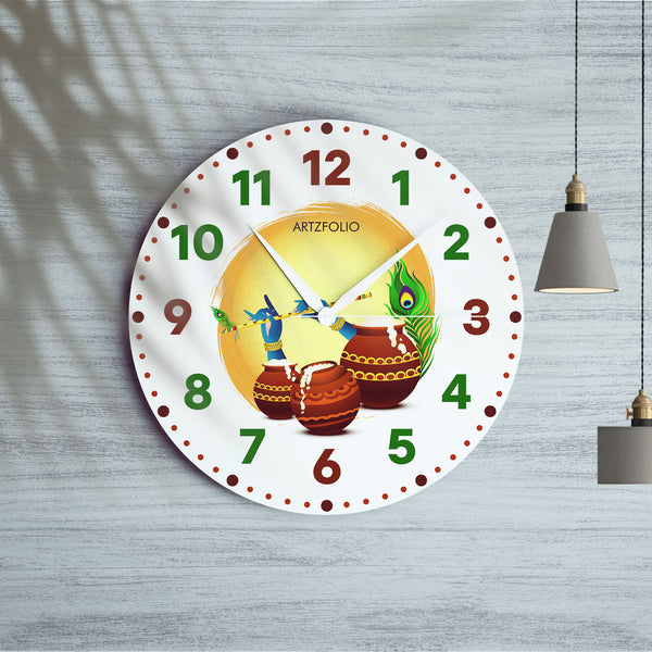 Lord Krishna Flute Quartz Wall Clock | Non-Ticking Silent Movement-Wall Clocks Round-CLK_RD-IC 5017578 IC 5017578, Digital, Digital Art, God Krishna, Graphic, Hinduism, Religion, Religious, lord, krishna, flute, quartz, round, wall, clock, non-ticking, silent, movement, engineered, wood, for, home, office, bedroom, analog, analogue, birthday, couple, customised, decoration, gift, kids, kitchen, living, number, photo, picture, print, room, size, square, watch, wedding, analog, analogue, bedroom, birthday, cl