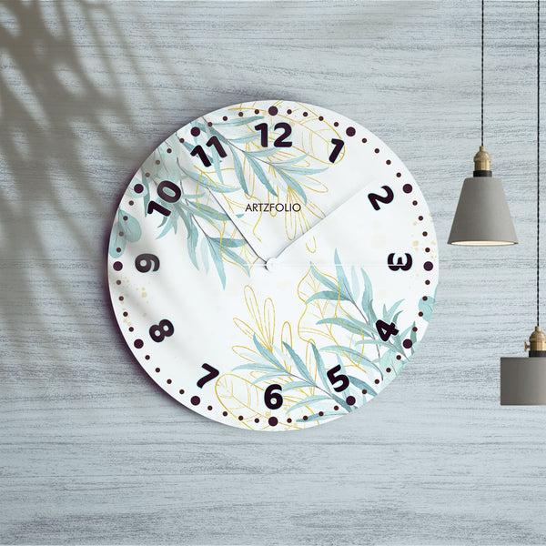 Floral Leaves D3 Quartz Wall Clock | Non-Ticking Silent Movement-Wall Clocks Round-CLK_RD-IC 5017607 IC 5017607, Botanical, Digital, Digital Art, Floral, Flowers, Graphic, Nature, leaves, d3, quartz, round, wall, clock, non-ticking, silent, movement, engineered, wood, for, home, office, bedroom, analog, analogue, birthday, couple, customised, decoration, gift, kids, kitchen, living, number, photo, picture, print, room, size, square, watch, wedding, analog, analogue, bedroom, birthday, clock, couple, customi