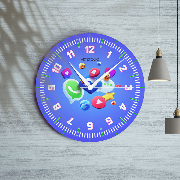 Social Media Icons Quartz Wall Clock | Non-Ticking Silent Movement-Wall Clocks Round-CLK_RD-IC 5017610 IC 5017610, Digital, Digital Art, Graphic, Icons, social, media, quartz, round, wall, clock, non-ticking, silent, movement, engineered, wood, for, home, office, bedroom, analog, analogue, birthday, couple, customised, decoration, gift, kids, kitchen, living, number, photo, picture, print, room, size, square, watch, wedding, analog, analogue, bedroom, birthday, clock, couple, customised, decoration, digital