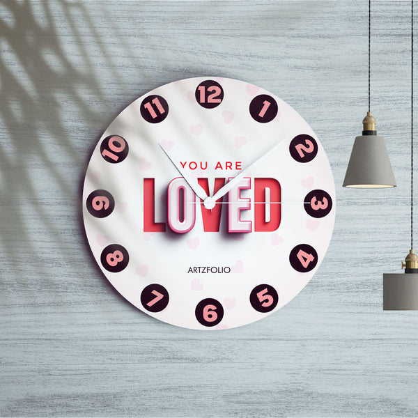 Loved Quote Quartz Wall Clock | Non-Ticking Silent Movement-Wall Clocks Round-CLK_RD-IC 5017615 IC 5017615, Digital, Digital Art, Graphic, Quotes, loved, quote, quartz, round, wall, clock, non-ticking, silent, movement, engineered, wood, for, home, office, bedroom, analog, analogue, birthday, couple, customised, decoration, gift, kids, kitchen, living, number, photo, picture, print, room, size, square, watch, wedding, analog, analogue, bedroom, birthday, clock, couple, customised, decoration, digital, gift,