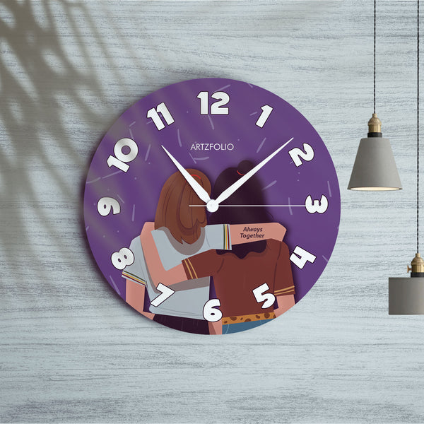 Friends Forever D3 Quartz Wall Clock | Non-Ticking Silent Movement-Wall Clocks Round-CLK_RD-IC 5017624 IC 5017624, Digital, Digital Art, Friends, Graphic, forever, d3, quartz, round, wall, clock, non-ticking, silent, movement, engineered, wood, for, home, office, bedroom, analog, analogue, birthday, couple, customised, decoration, gift, kids, kitchen, living, number, photo, picture, print, room, size, square, watch, wedding, analog, analogue, bedroom, birthday, clock, couple, customised, decoration, digital