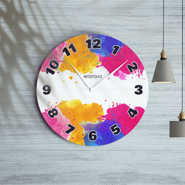 Colour Splash D2 Quartz Wall Clock | Non-Ticking Silent Movement-Wall Clocks Round-CLK_RD-IC 5017645 IC 5017645, Digital, Digital Art, Graphic, Splatter, colour, splash, d2, quartz, round, wall, clock, non-ticking, silent, movement, engineered, wood, for, home, office, bedroom, analog, analogue, birthday, couple, customised, decoration, gift, kids, kitchen, living, number, photo, picture, print, room, size, square, watch, wedding, analog, analogue, bedroom, birthday, clock, couple, customised, decoration, d