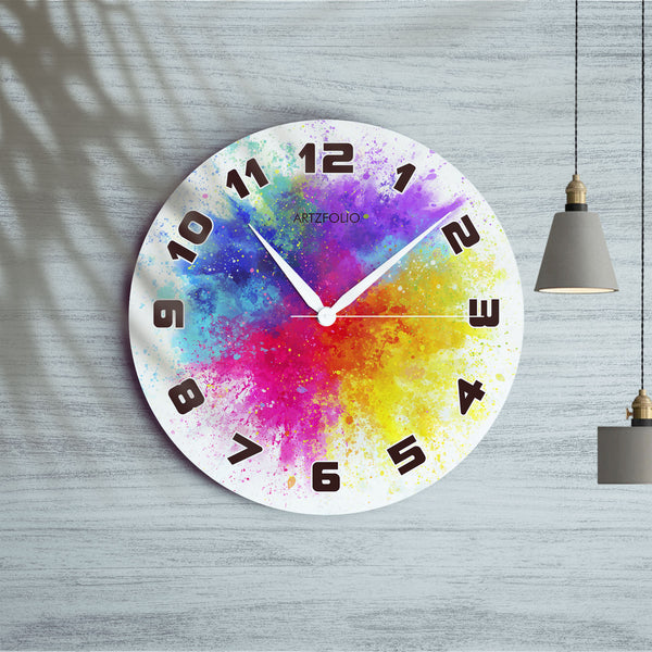 Colour Splash D3 Quartz Wall Clock | Non-Ticking Silent Movement-Wall Clocks Round-CLK_RD-IC 5017646 IC 5017646, Digital, Digital Art, Graphic, Splatter, colour, splash, d3, quartz, round, wall, clock, non-ticking, silent, movement, engineered, wood, for, home, office, bedroom, analog, analogue, birthday, couple, customised, decoration, gift, kids, kitchen, living, number, photo, picture, print, room, size, square, watch, wedding, analog, analogue, bedroom, birthday, clock, couple, customised, decoration, d