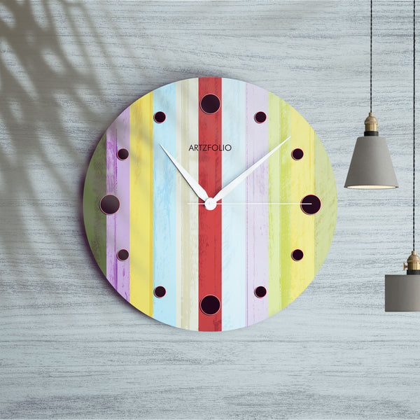 Colourful Stripes D11 Quartz Wall Clock | Non-Ticking Silent Movement-Wall Clocks Round-CLK_RD-IC 5017666 IC 5017666, Digital, Digital Art, Graphic, Stripes, colourful, d11, quartz, round, wall, clock, non-ticking, silent, movement, engineered, wood, for, home, office, bedroom, analog, analogue, birthday, couple, customised, decoration, gift, kids, kitchen, living, number, photo, picture, print, room, size, square, watch, wedding, analog, analogue, bedroom, birthday, clock, couple, customised, decoration, d